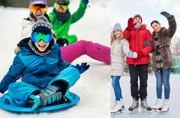 How Outdoor Activities Can Improve Your Physical and Mental Health-Sledding and ice skating